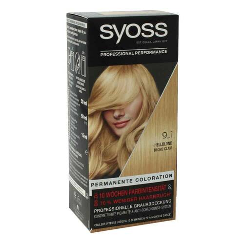 Syoss color 9-1 Hellblond