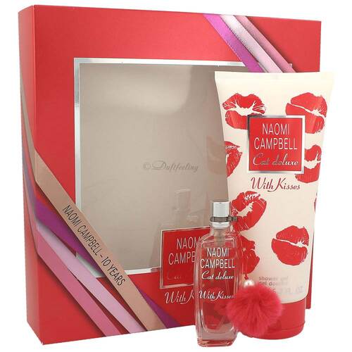 Naomi Campbell Cat deluxe With Kisses Set  Edt 15 ml + SG 200 ml