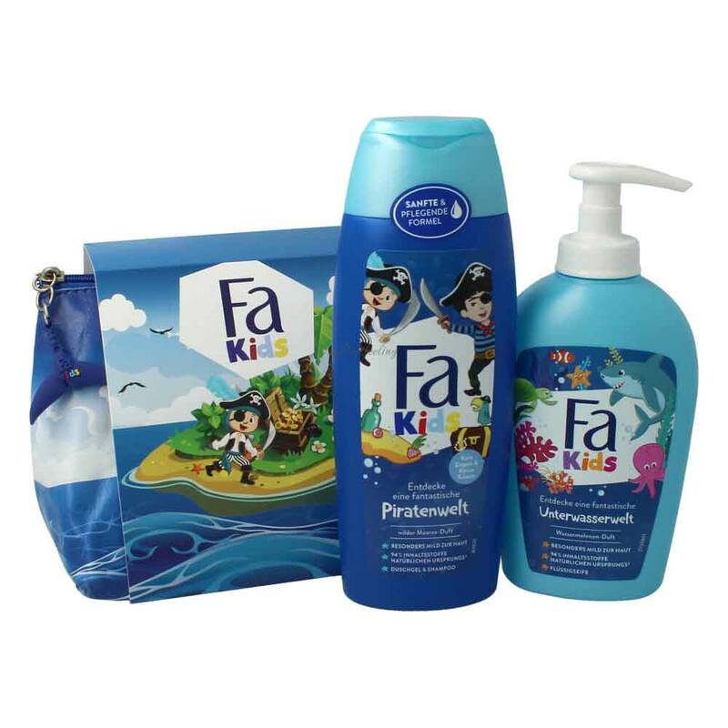 Fa Kids Boy Geschenktset ( Duschgel & Shampoo 250 ml + Flüssigseife 250 ml )