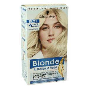 Schwarzkopf Blonde Aufhellende Farbe 10.21 Kühles Blond