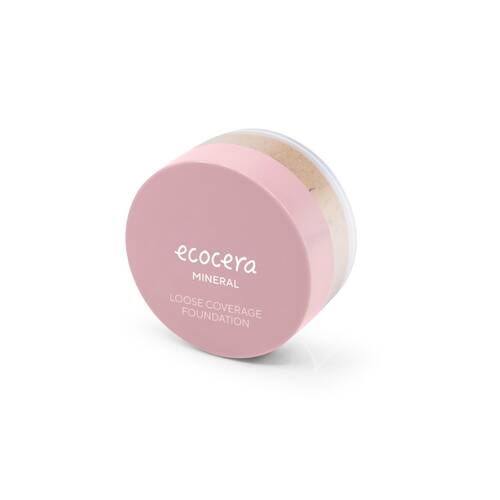 Ecocera Mineral Loose Coverage Foundation N6 Nyc 4 g