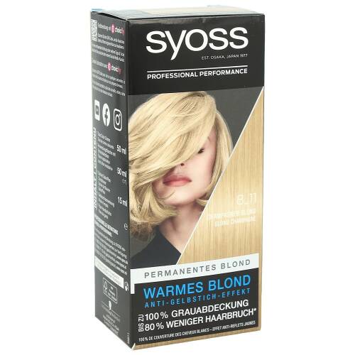 Syoss Color Coloration 8_11 Champagner Blond