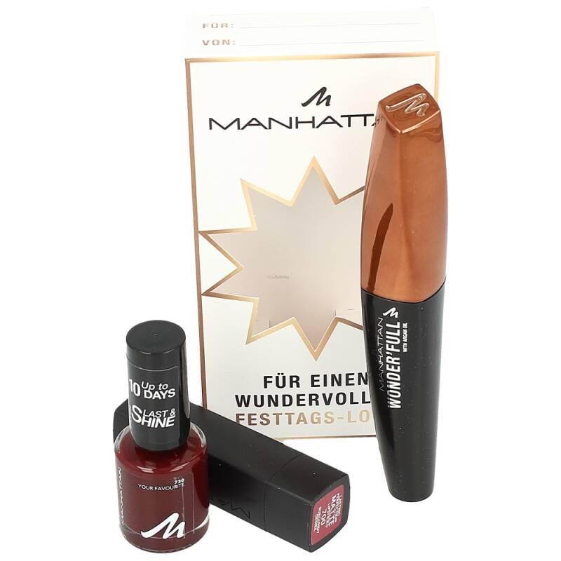 Manhattan Festtags Look Für Lippen ,Augen,Nägel