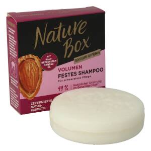 Nature Box Feste Shampoo Volumen Mandel Öl 85 g