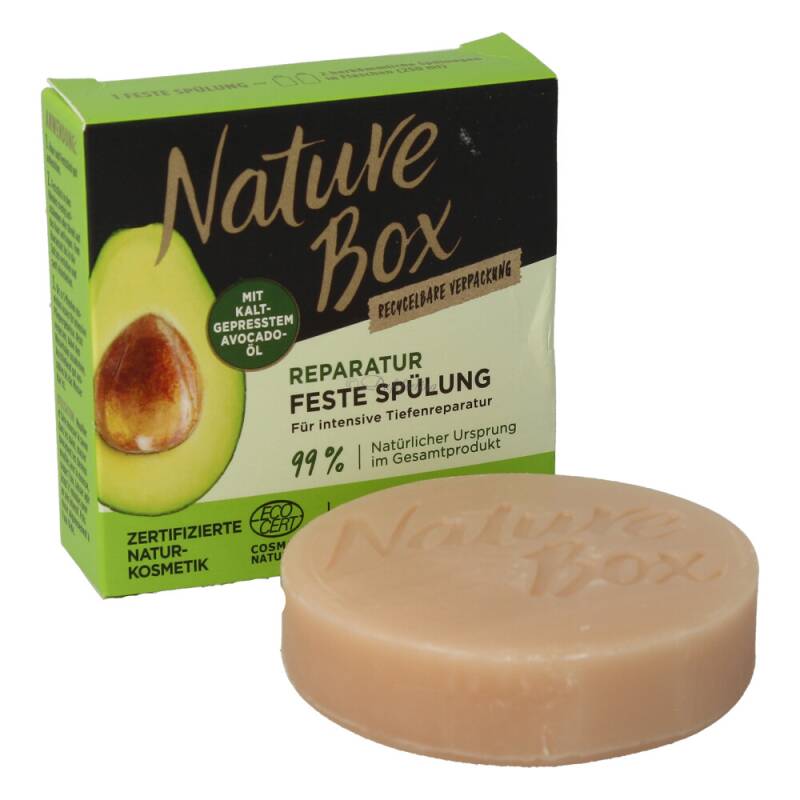 Nature Box Feste Spülung Reparatur Avocado Öl 80 g