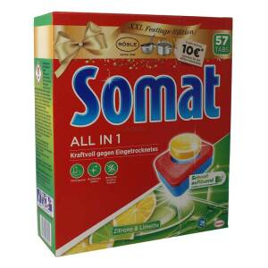 Somat All in 1 Tabs Zitrone & Limette 1,026kg 57 Tabs