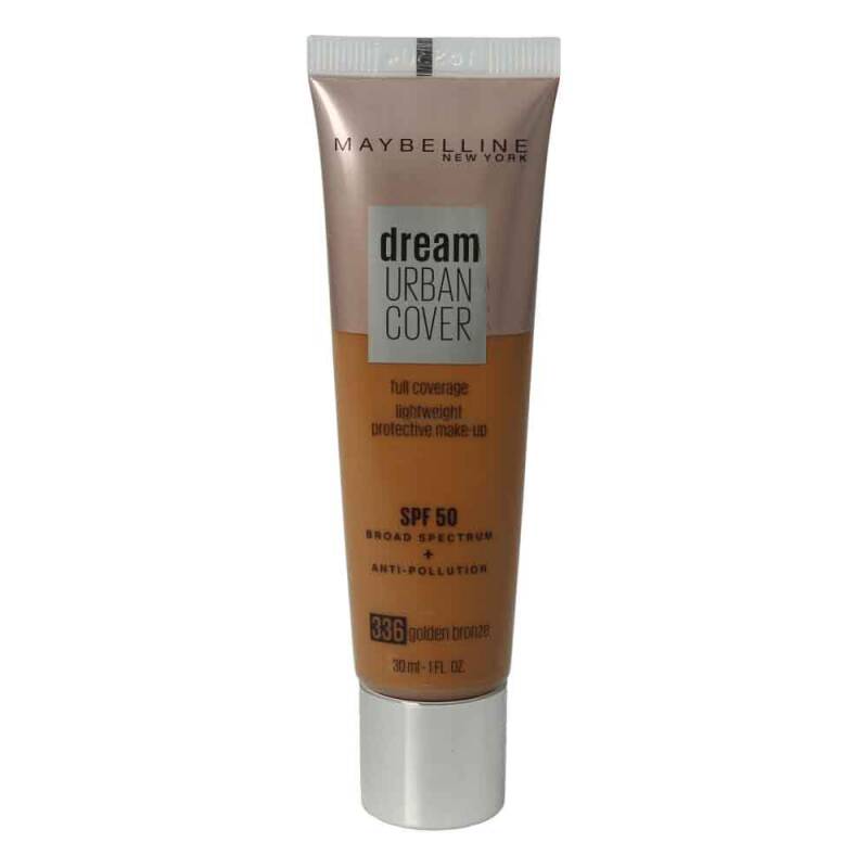 Maybelline Foundation Dream Urban Cover SPF 50 Golden Bronze 336 30ml