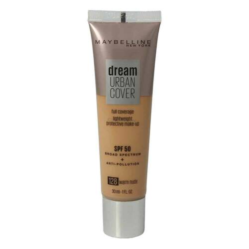 Maybelline Foundation Dream Urban Cover SPF 50 Warm Nude 128  30ml