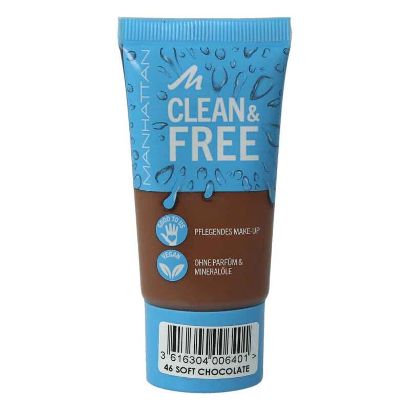 Manhattan Foundation Clean&Free 46 Soft Chocolate 30 ml