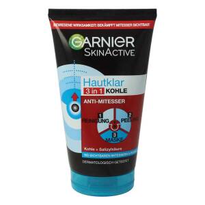 Garnier Hautklar 3 in 1 Kohle Anti-Mitesser 150 ml