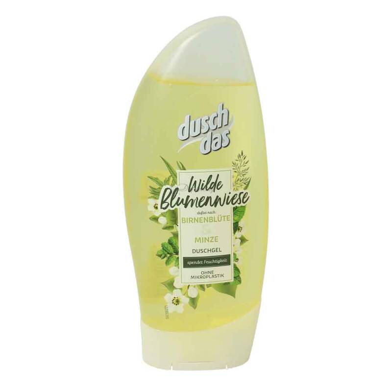 Duschdas Wilde Blumen duftet nach Birnenblüte & Minze 250 ml