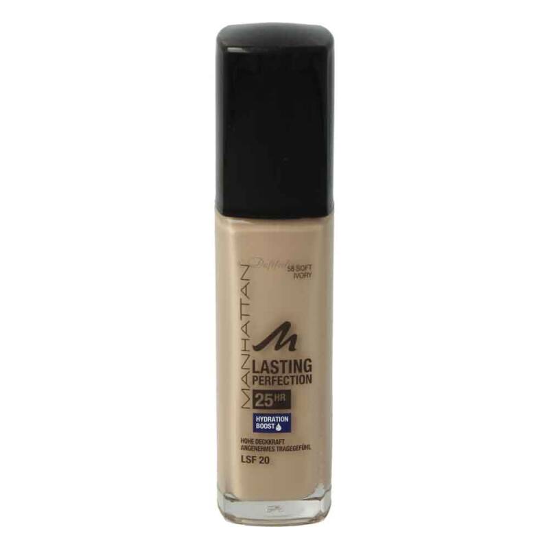 Manhattan Foundation Lasting Perfection 25h 58 Soft Ivory 30 ml