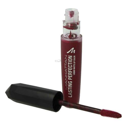 Manhattan Liquid Lipstick Lasting Perfection 600 Statue Of Burgundy 5.5 ml