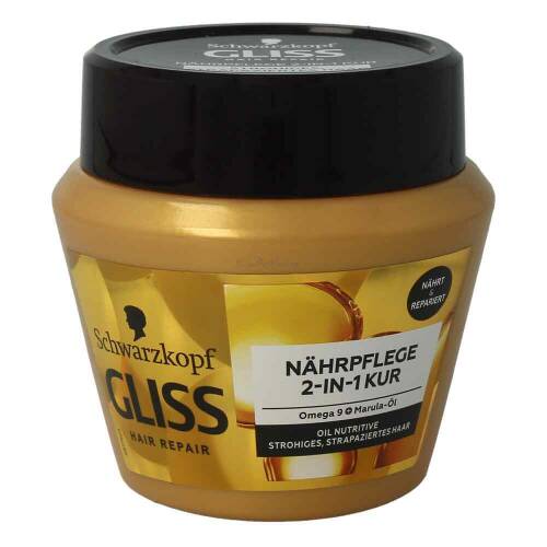 Gliss Kur Nährpflege Omega Marula 2 in 1 Öl 300 ml