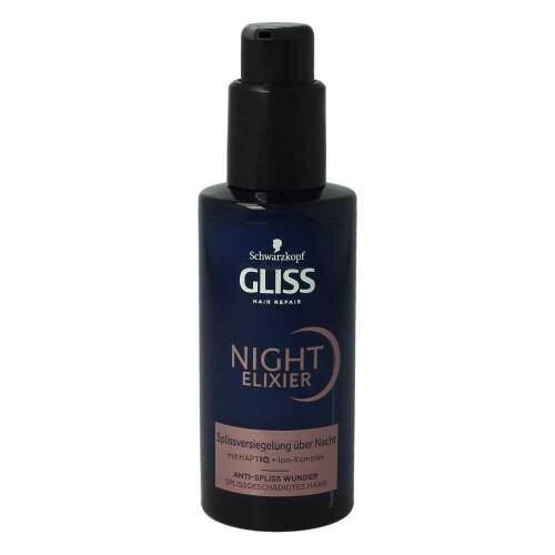 Gliss Kur Night Elixier Anti Spliss Wunder Spender 100 ml