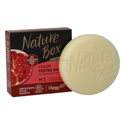 Nature Box Festes Shampoo Color Granatapfel Öl 85 g