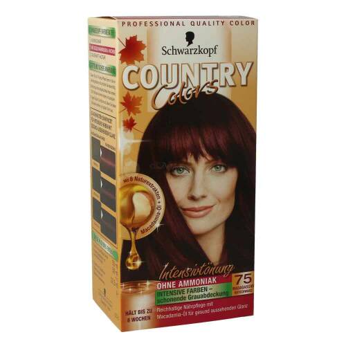 Schwarzkopf Country Colors Intensivtönung 75 Madagascar Rotschwarz