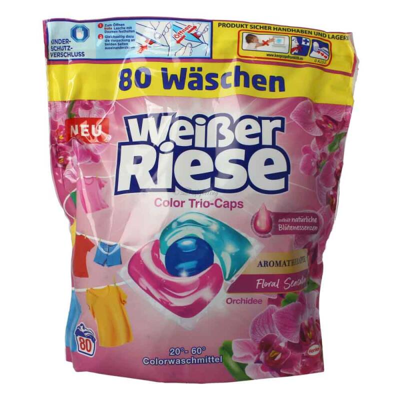 Weißer Riese Color Trio - Caps Aromateraphie Orchidee 80 WL