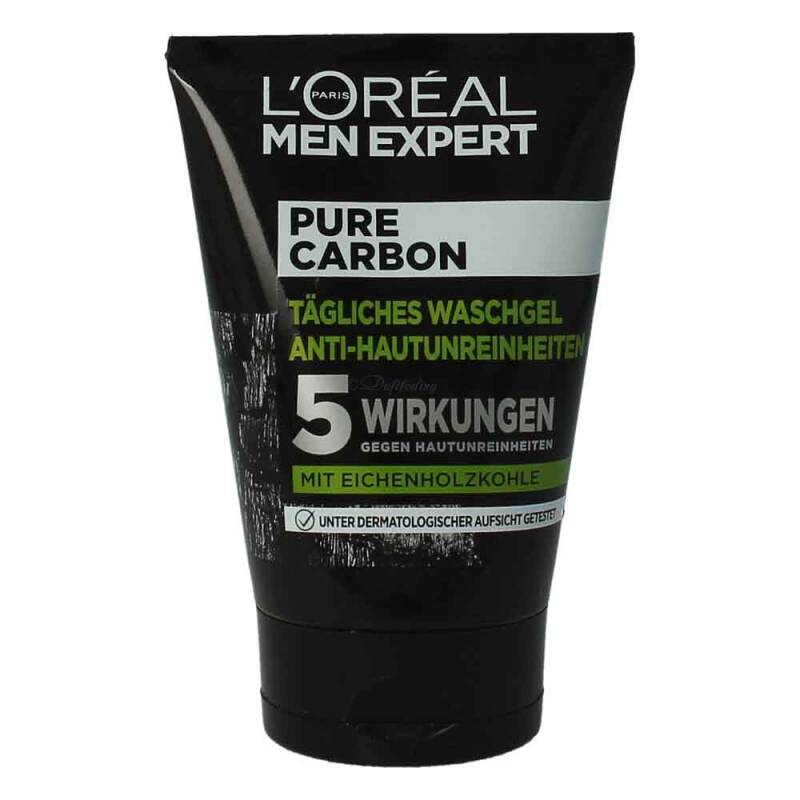 LOréal Men Expert Pure Carbon Tägliches Waschgel Anti-Hautunreinheiten 100 ml