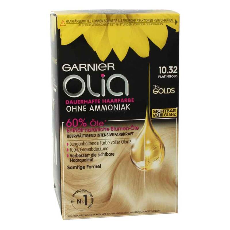 Garnier Olia Dauerhafte Haarfarbe 10.32 Platingold