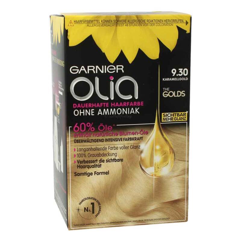 Garnier Olia Dauerhafte Haarfarbe 9.30 Karamellgold