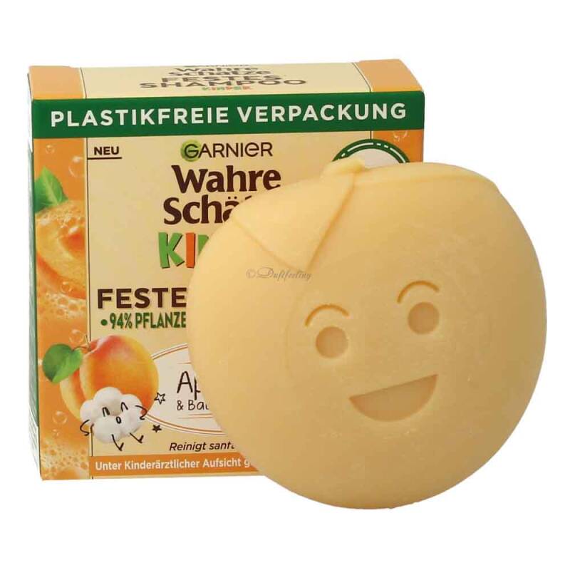 Garnier Wahre Schätze Kinder Festes Shampoo Aprikose & Baumwollblüte 60 g