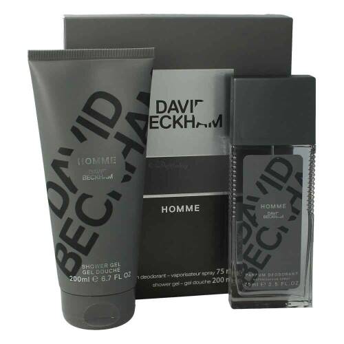 David Beckham Homme Deodorant Spray 75 ml + Shower Gel 200 ml