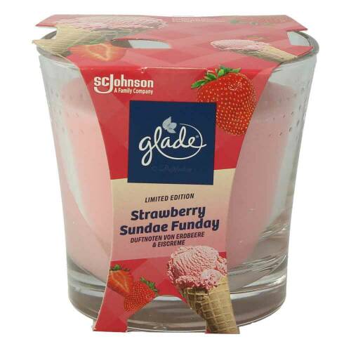 Glade by Briese Strawberry Sundae Funday Duftkerze 129 g