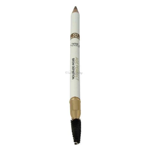 LOréal Age Perfect Brow Definition Augenbrauenstift Mit Bürste Gold Blond 01