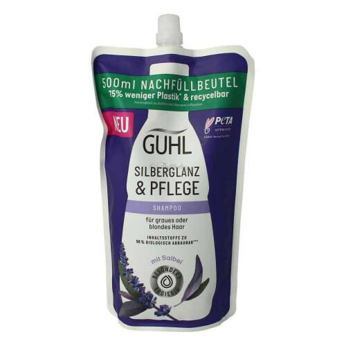 Guhl Silberglanz & Pflege Shampoo Nachfüllbeutel 500 ml