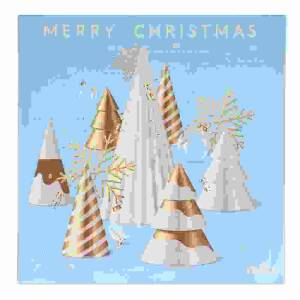 Adventskalender Square 3D Christmas Trees’