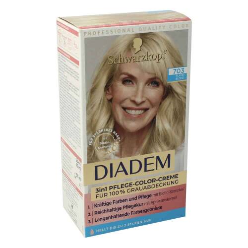 Schwarzkopf Diadem 3 in 1 Pflege-Color-Creme 703 Platin Blond