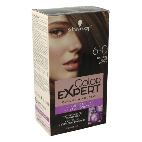 Schwarzkopf Color Expert Haarfarbe 6-0 Natural light Brown