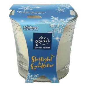 Glade by Brise Duftkerze Starlight & Snowflakes 129 g