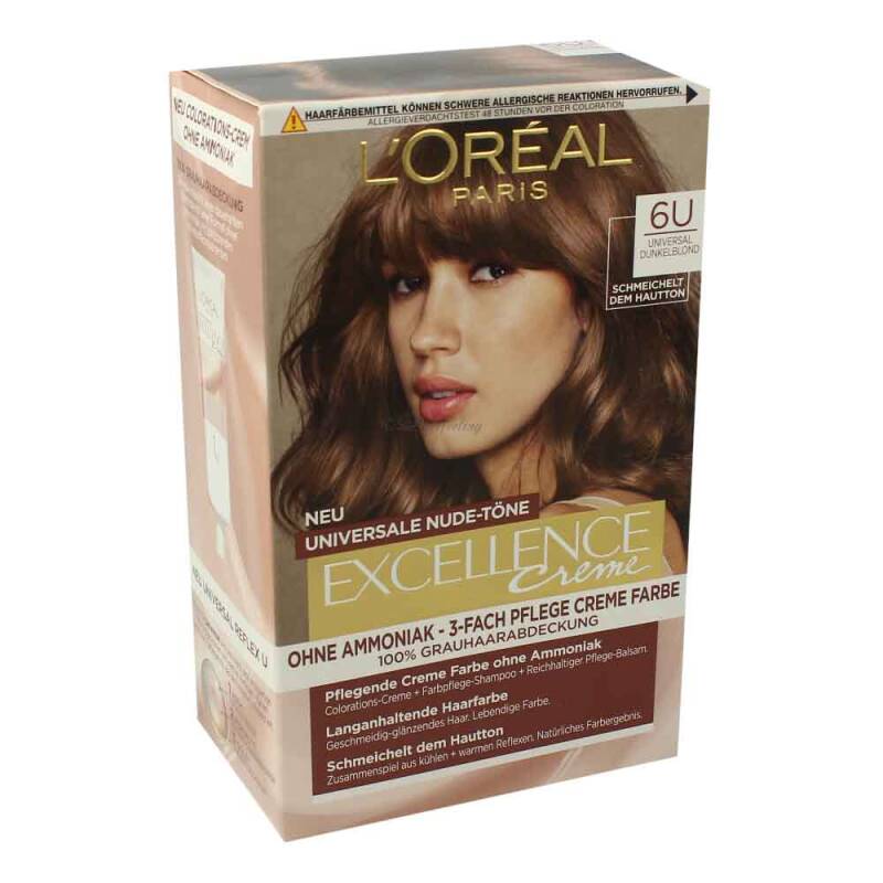 LOréal Paris Excellence Creme 6U Universal Dunkelblond