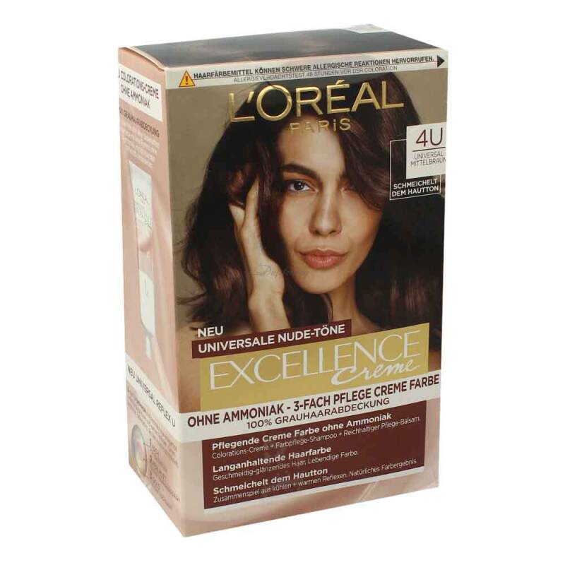 LOréal Paris Excellence Creme 4U Universal Mittelbraun