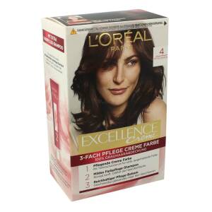 LOréal Paris Excellence Creme Haarfarbe 4 Mittelbraun