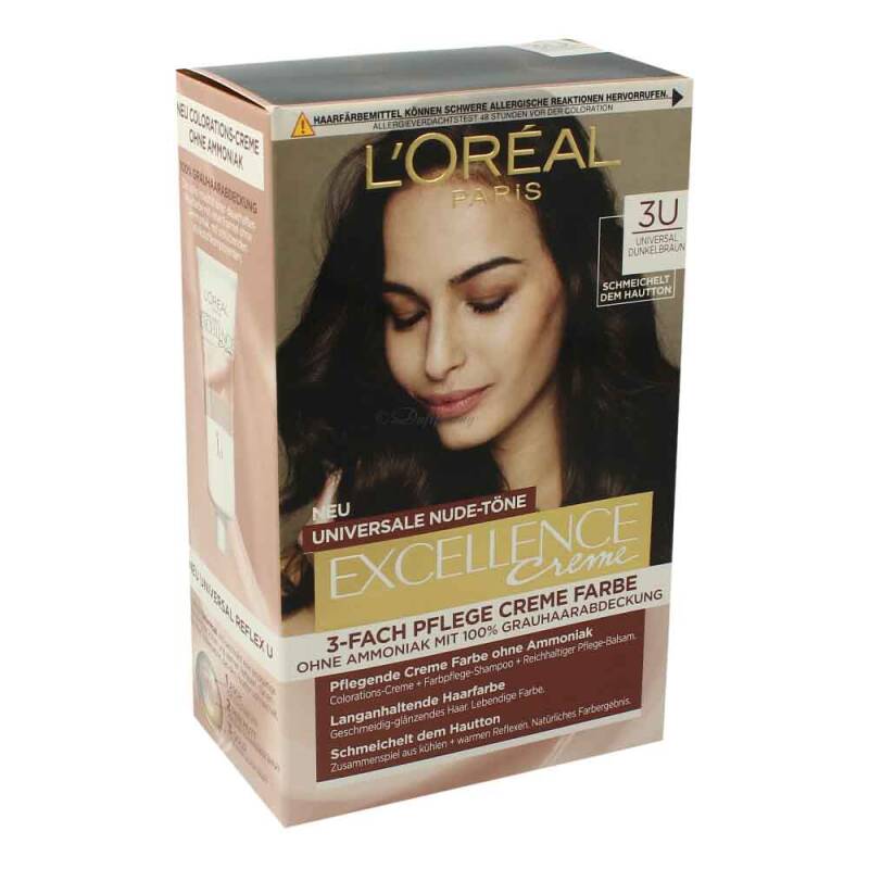 LOréal Paris Excellence Creme 3U Universal Dunkelbraun