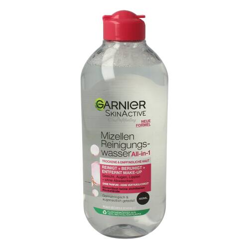 Garnier SkinActive Mizellen Reinigungswasser All-in-1  Trockene & Empfindliche Haut 400ml