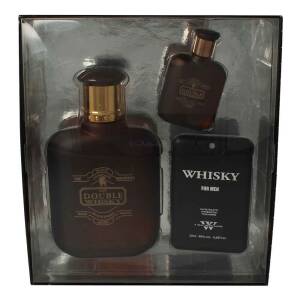 Whisky Double Whisky Pour Homme Set Edt 100 ml + Edt 20...