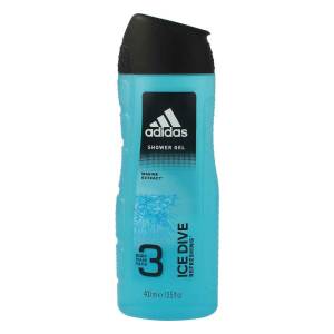 Adidas Ice Dive 3in1 (Body Hair Face) Shower Gel 400 ml