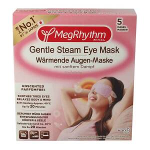MegRhythm Wärmende Augen Maske Parfümfrei 5er Pack