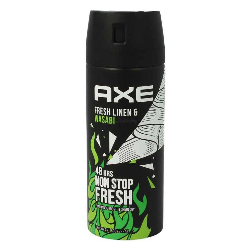 Axe Deodorant Bodyspray Fresh Linen Wasabi 150 ml
