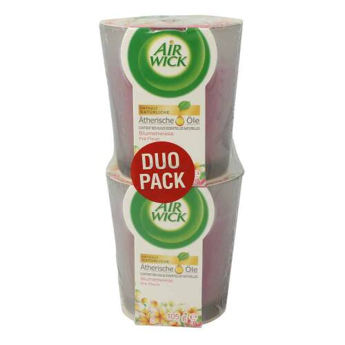 Air Wick Wohlfühl Duftkerzen Blumenwiese 2x105g