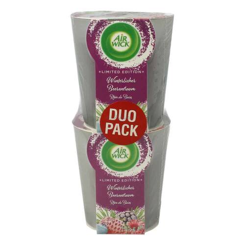 Air Wick Wohlfühl Duftkerzen Winterbeeren 2x105g