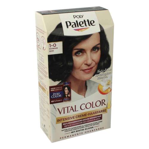 Poly Palette Intensive Haarfarbe Vital Color 1-0 Schwarz
