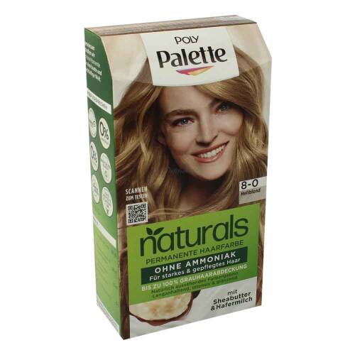 Poly Palette Naturals Haarfarbe 8-0 Hellblond