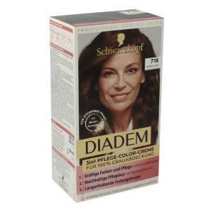 Schwarzkopf Diadem 3 in 1 Pflege-Color-Creme 718 Haselnuss