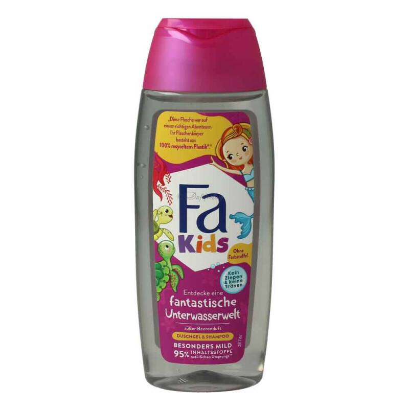Fa Dusche  Kids Meerjungfrauen Süßer Beerendurft 250 ml