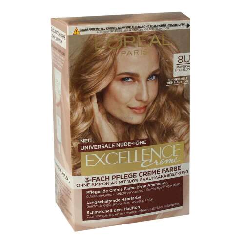 LOréal Excellence Creme Farbe Universal Hellblond 8U